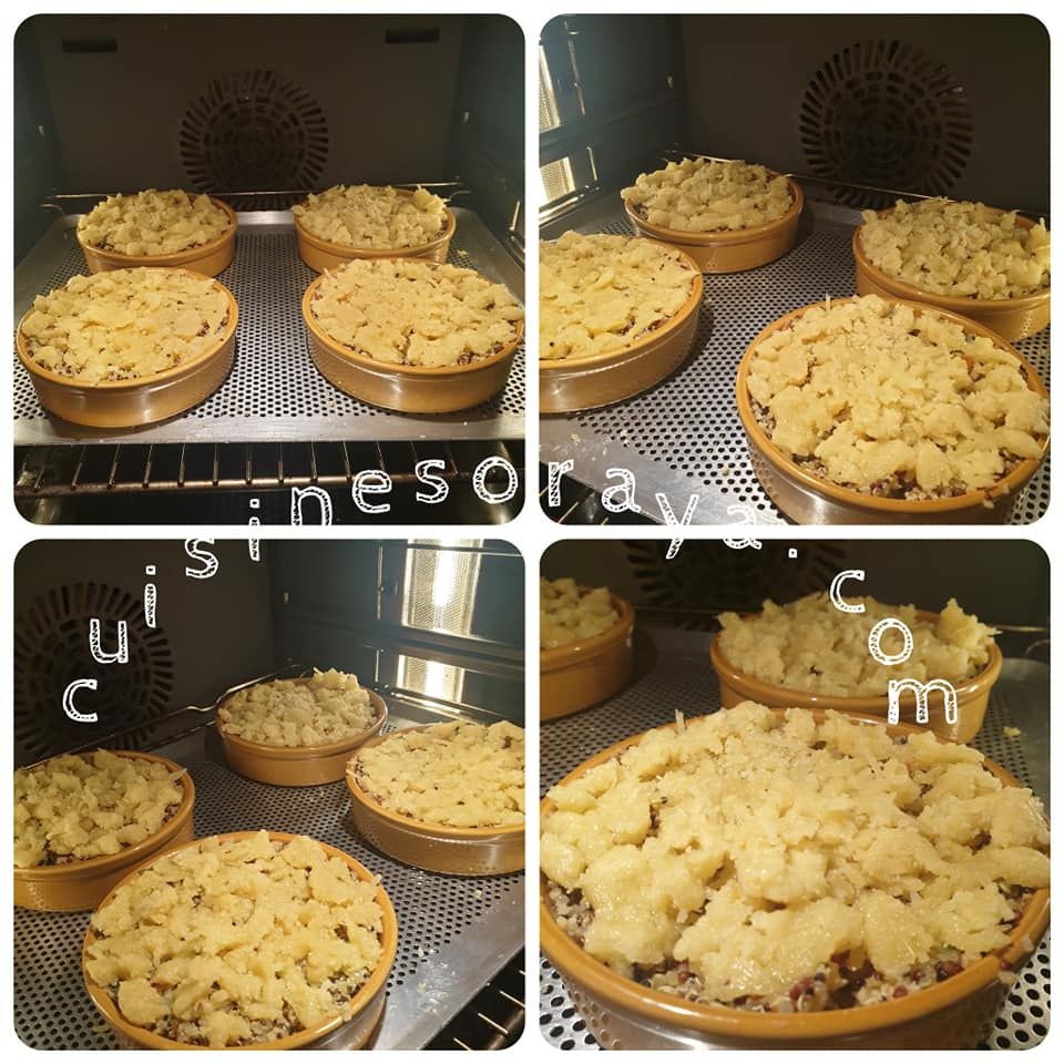 Crumble salé de légumes au quinoa