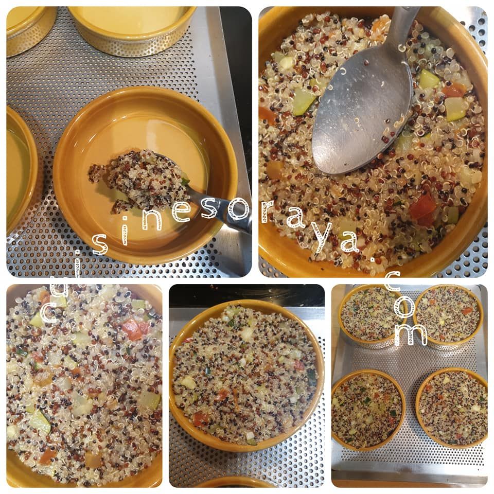 Crumble salé de légumes au quinoa