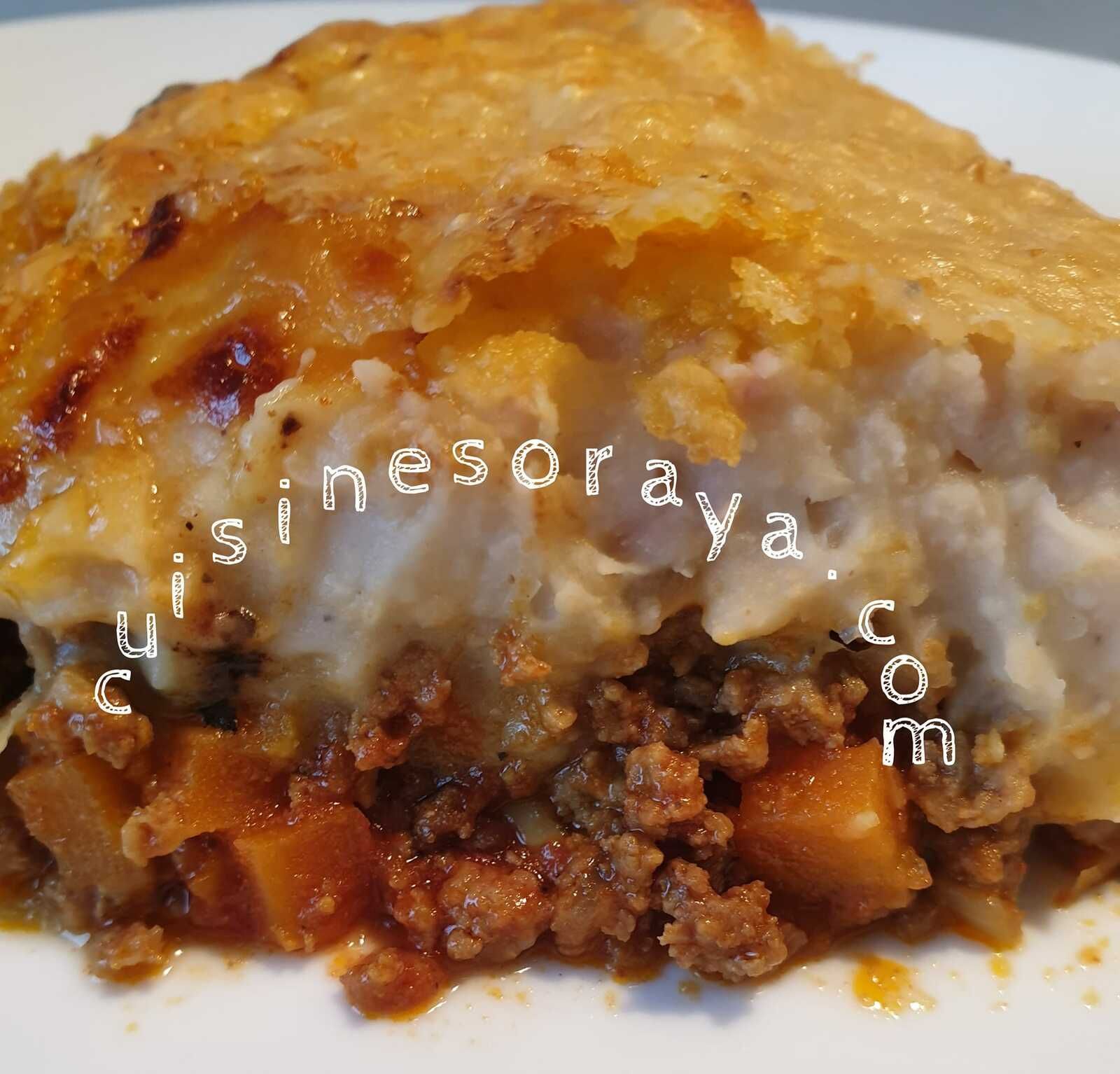 Hachis Parmentier au haricots blanc