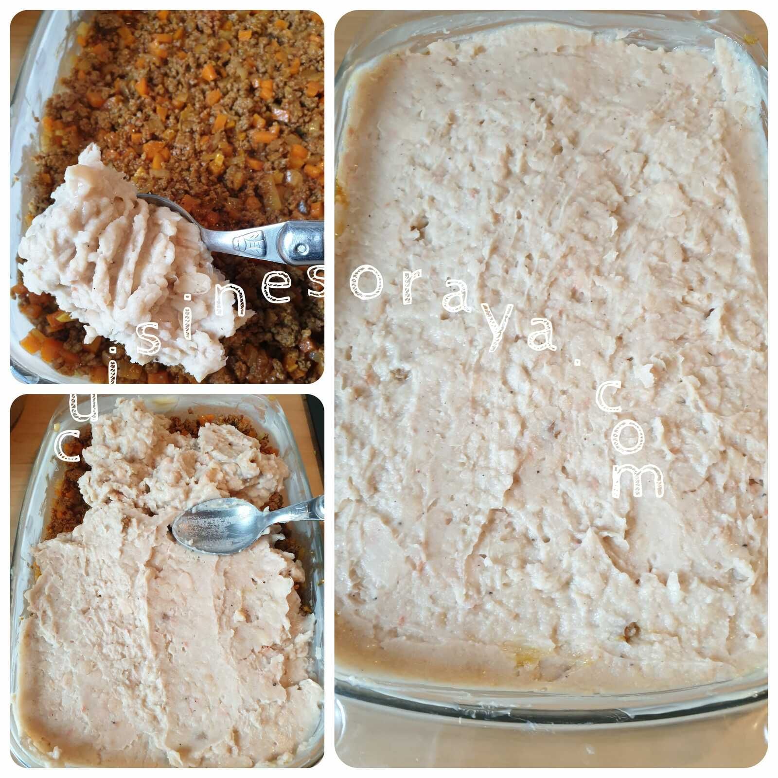 Hachis Parmentier au haricots blanc