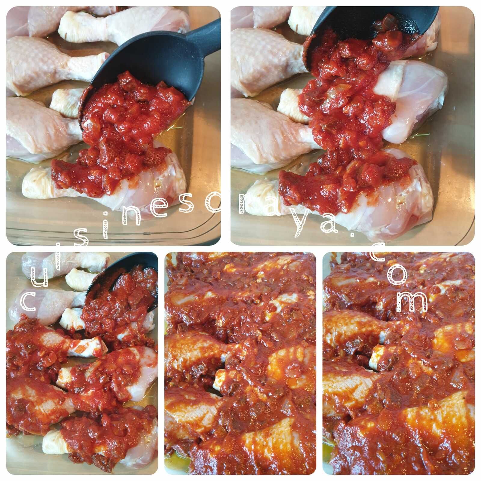 Pilon de poulet au chorizo