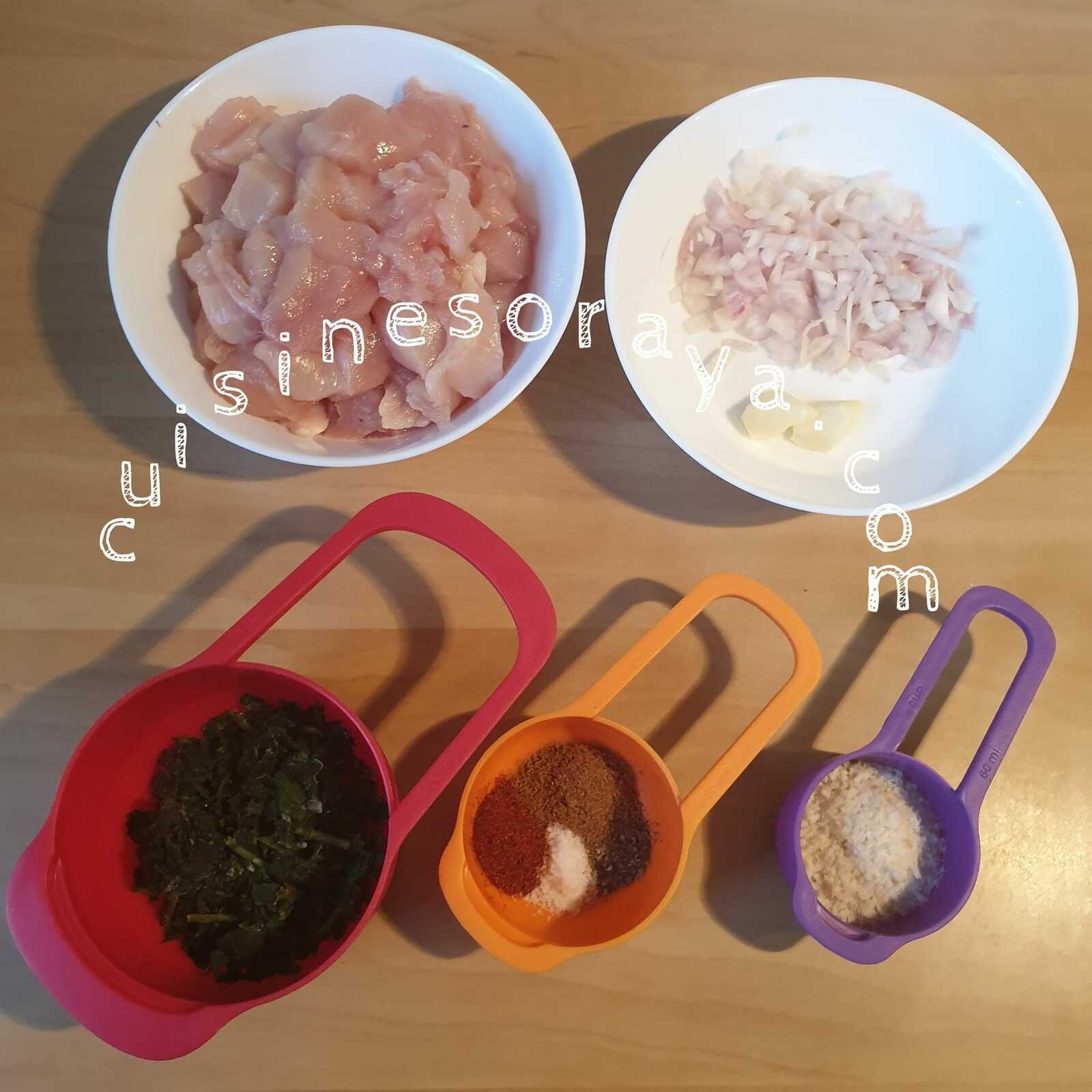 Brochette de kefta de poulet