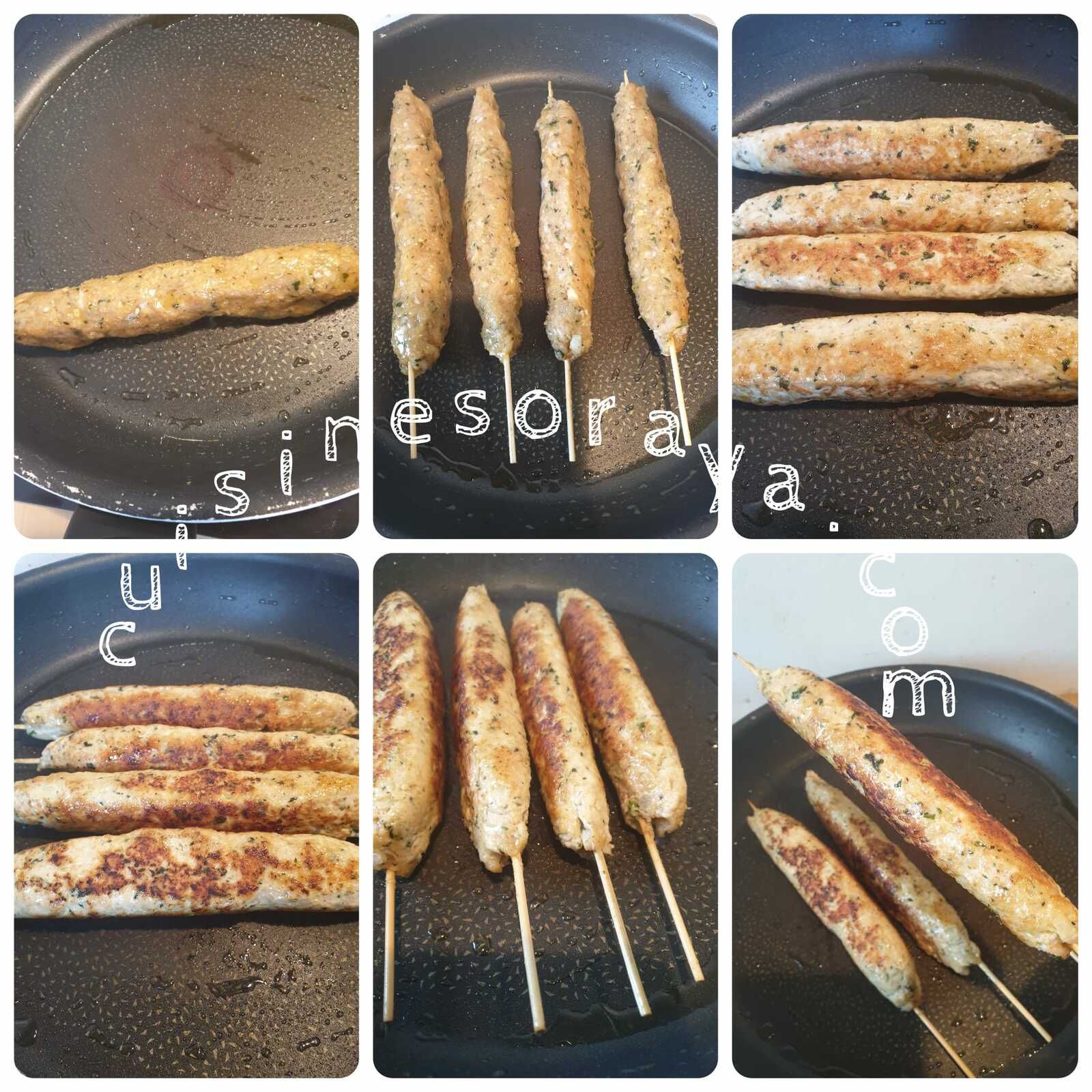 Brochette de kefta de poulet