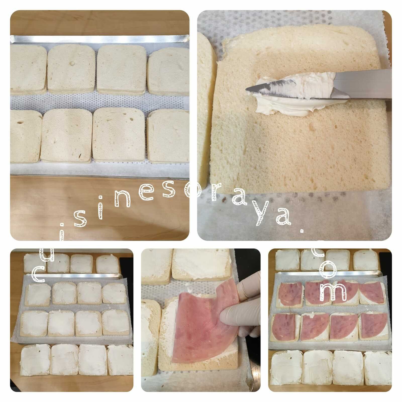 Croque dinde, chèvre et miel