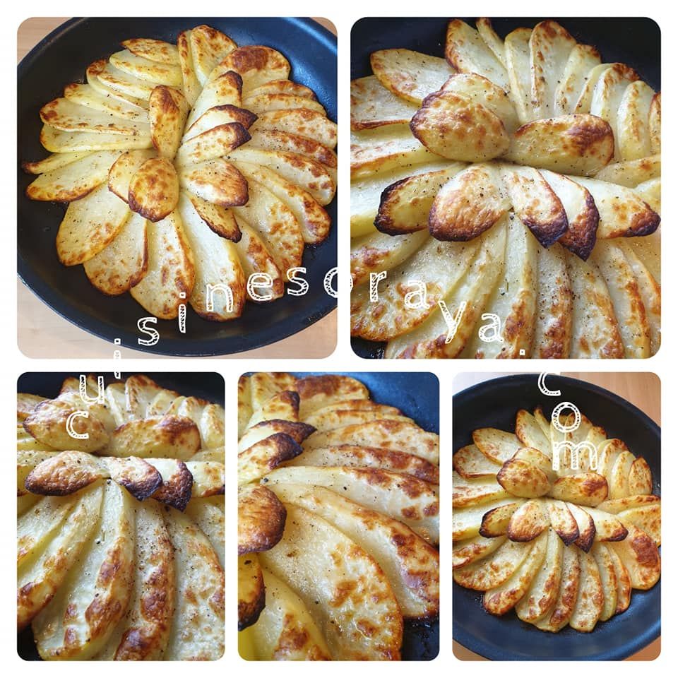 Couronne de pommes de terre au four
