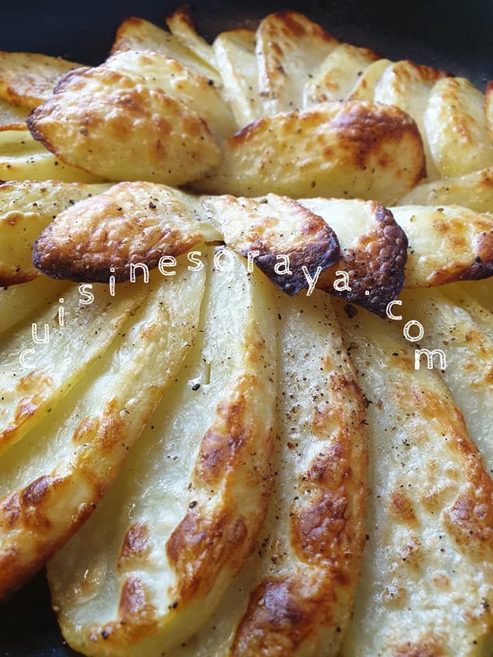 Couronne de pommes de terre au four