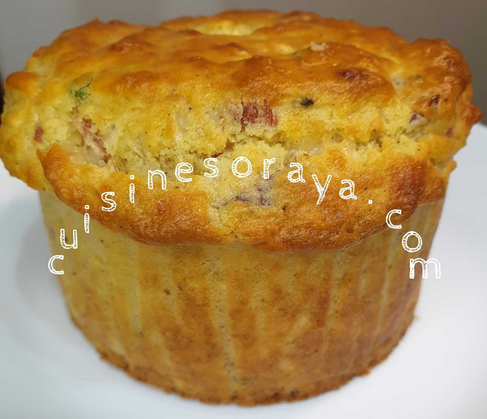 Muffins coeur oeuf coulant