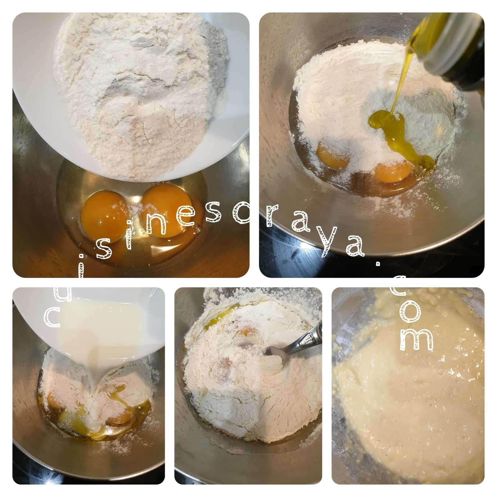 Muffins coeur oeuf coulant