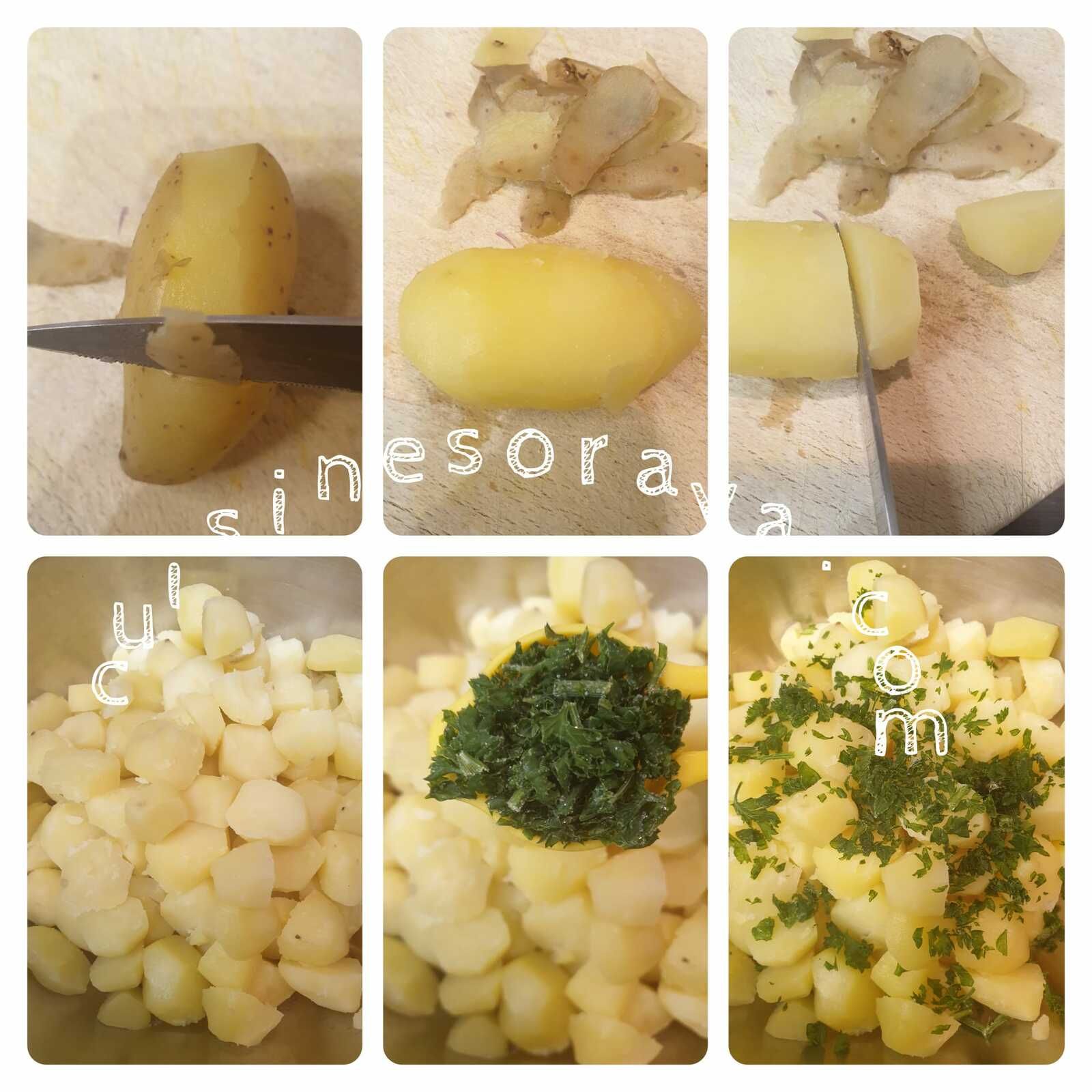 Salade de pommes de terre sauce yaourt