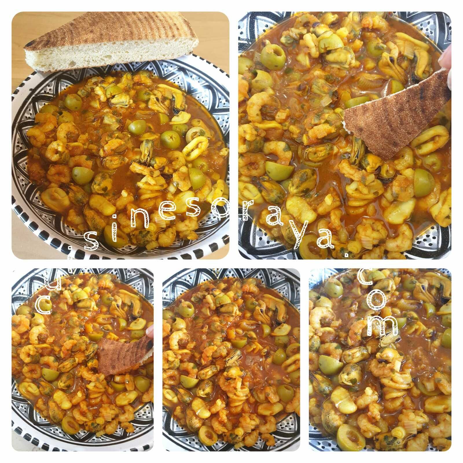 Tajine aux fruits de mer