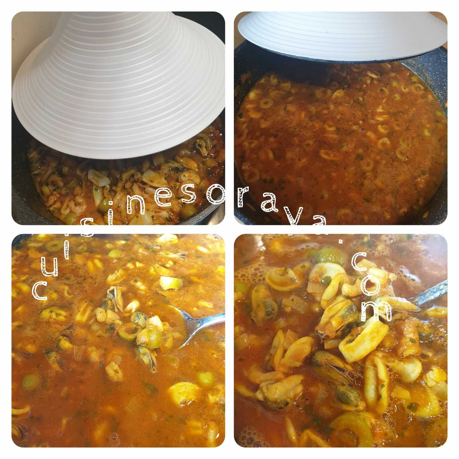 Tajine aux fruits de mer