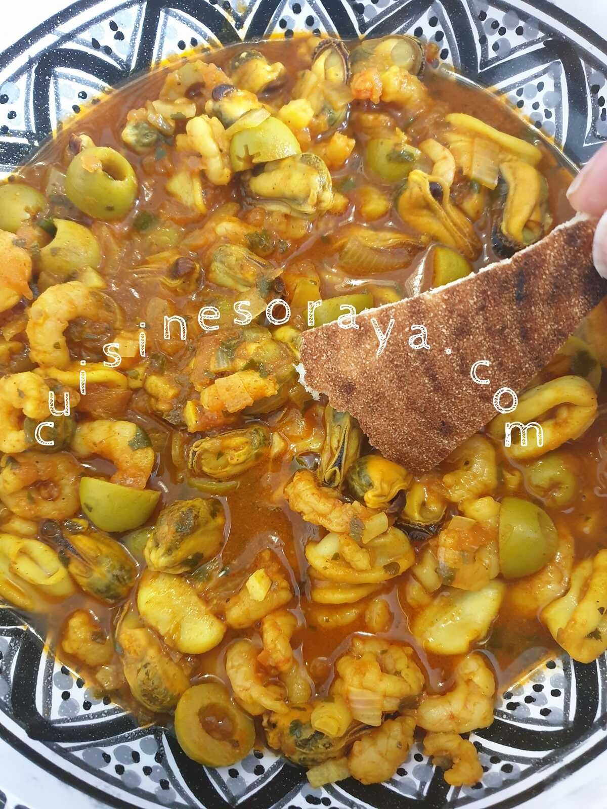 Tajine aux fruits de mer