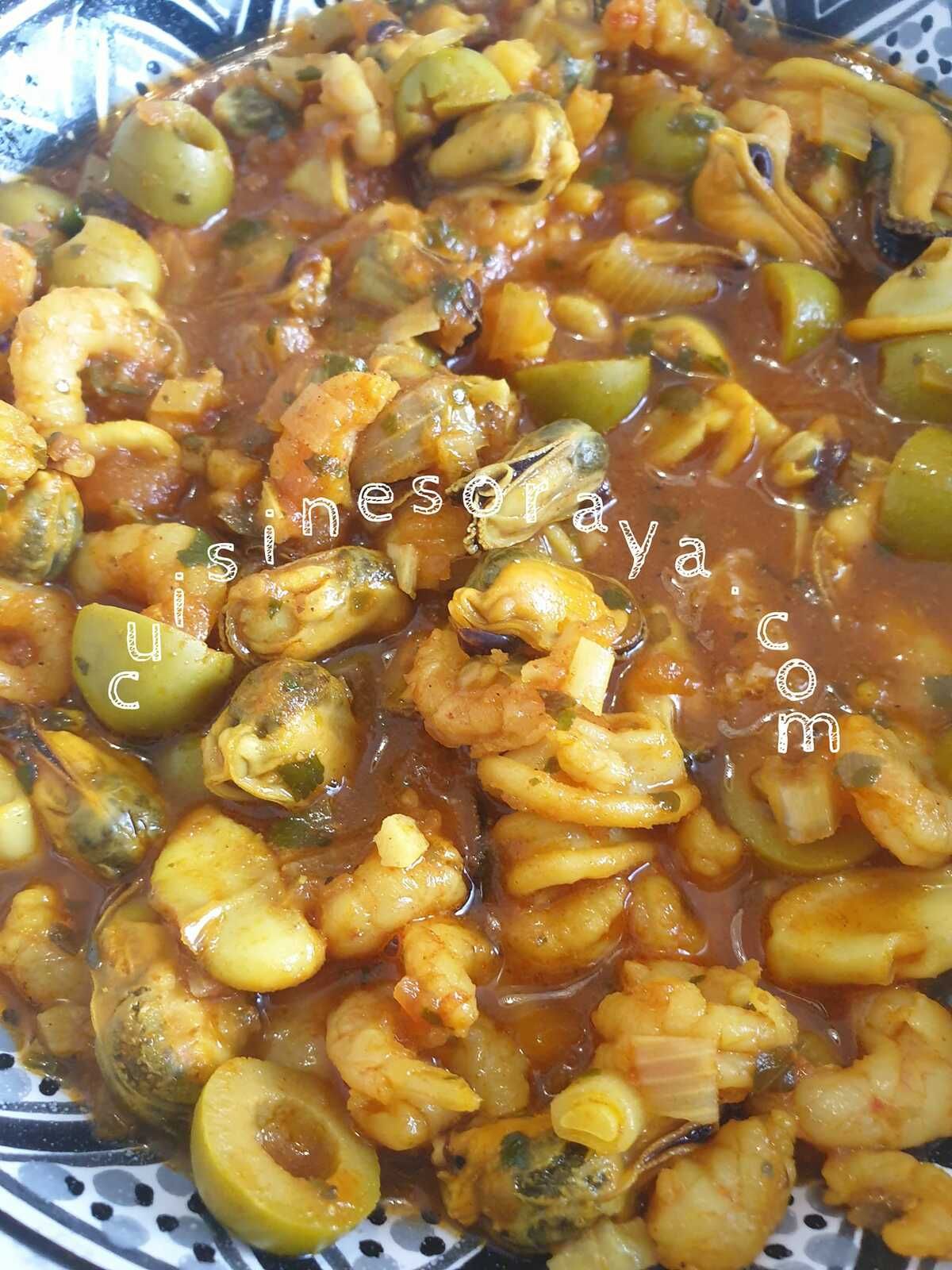 Tajine aux fruits de mer
