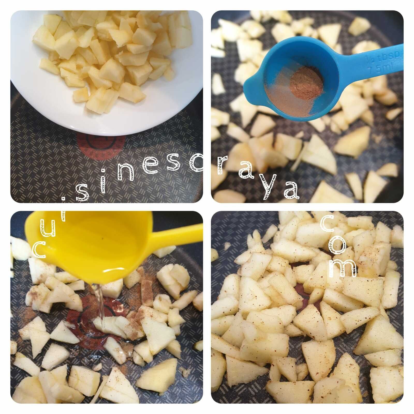 Chausson aux pommes au pain de mie