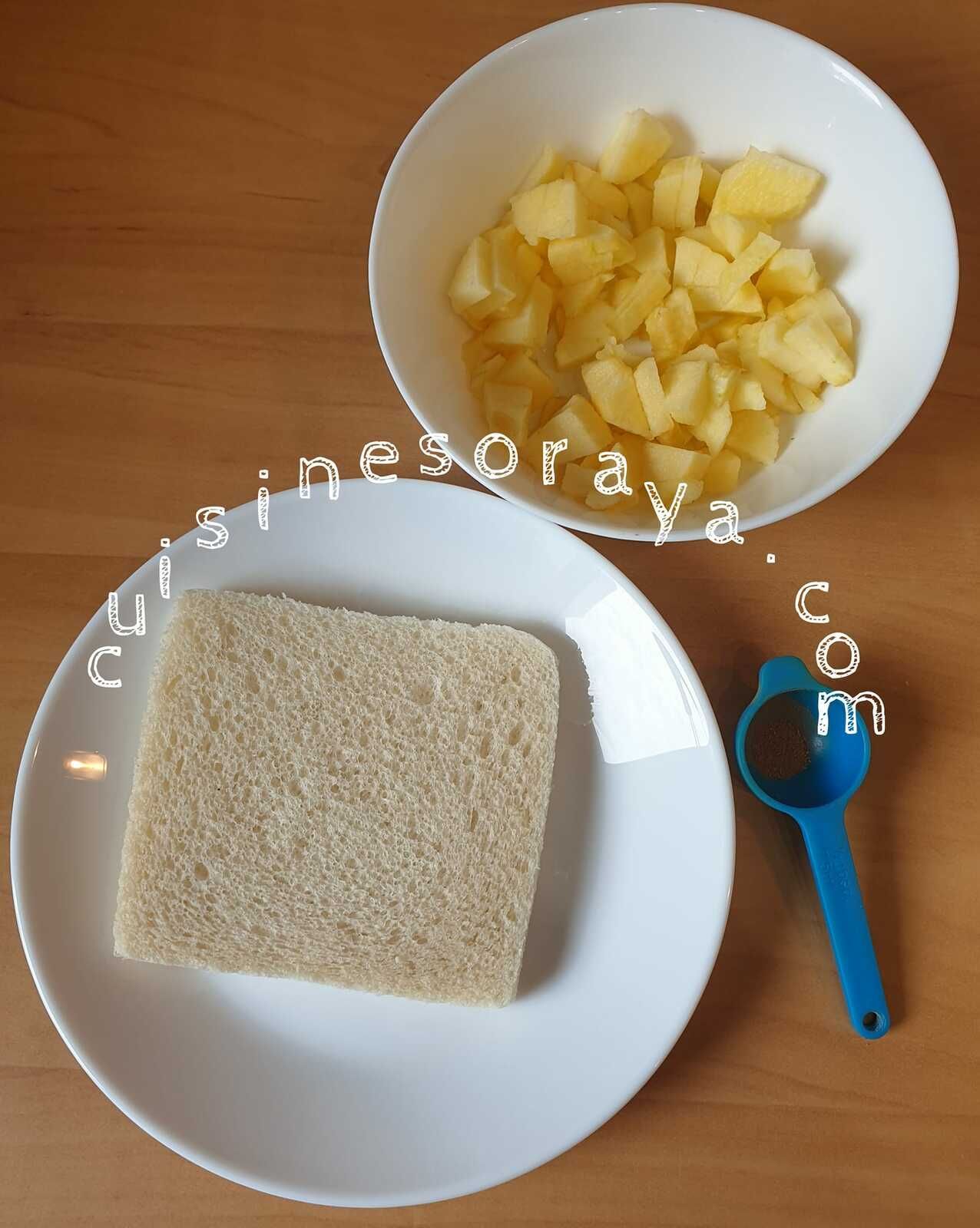Chausson aux pommes au pain de mie