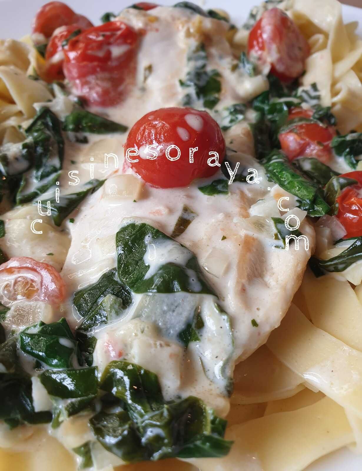 Poulet à la toscane
