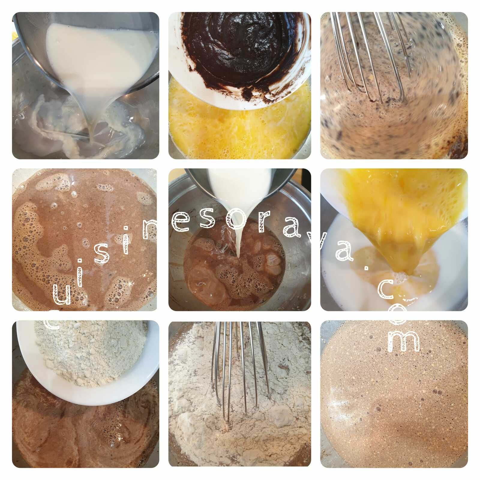 Gâteau de crêpes au chocolat