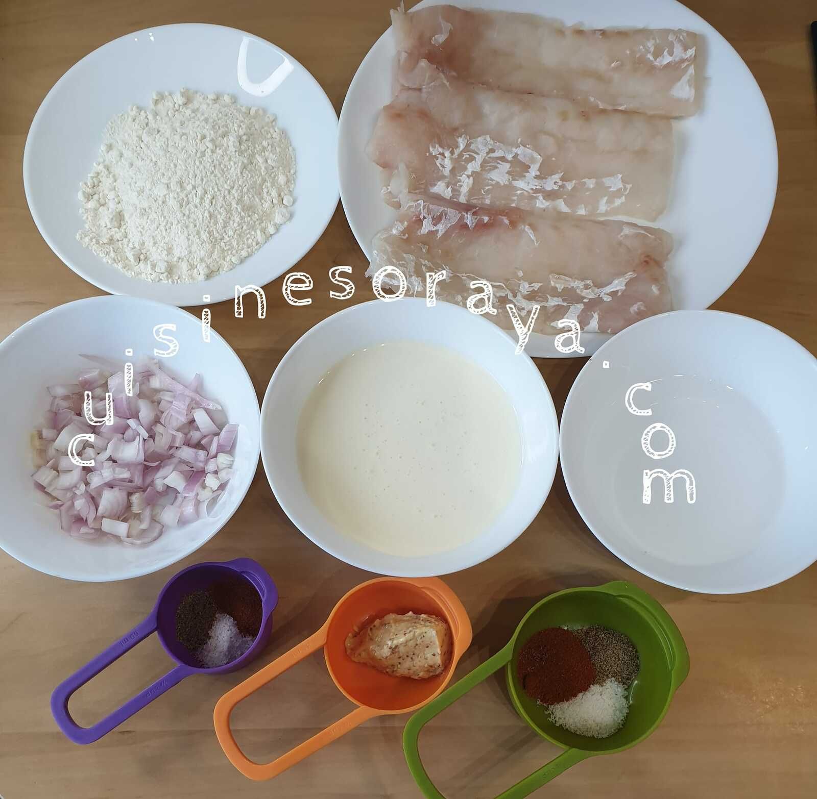 Poisson sauce à la crème d'échalote