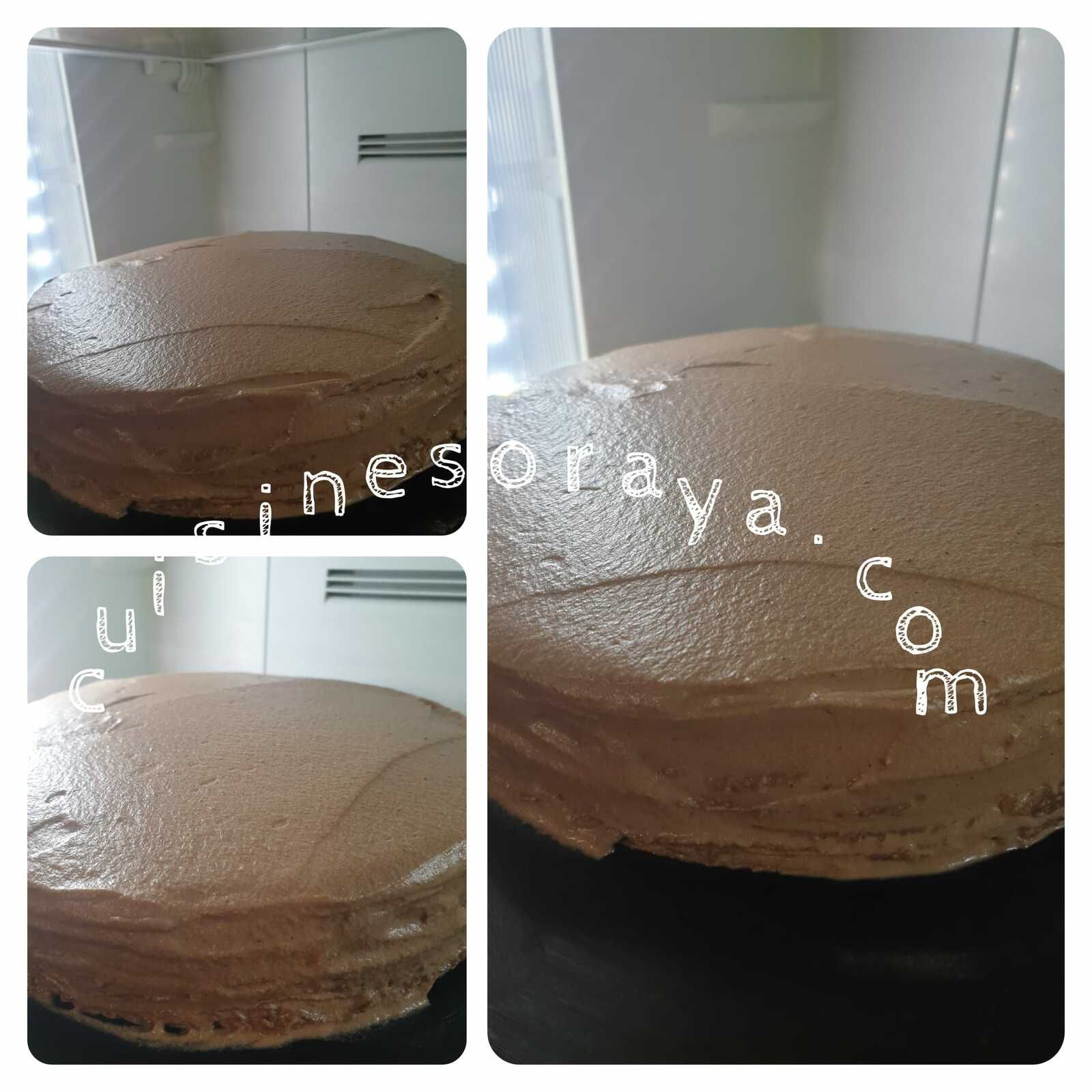 Gâteau de crêpes au chocolat