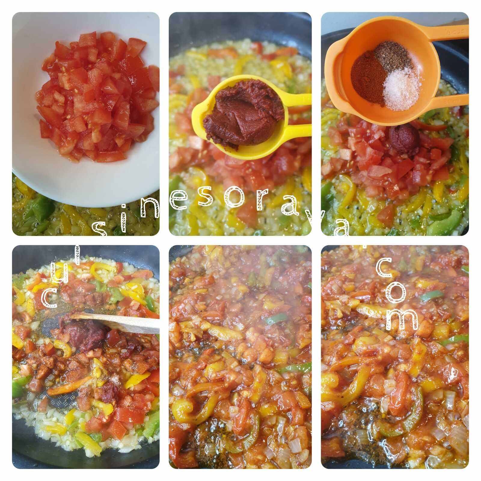 Blé aux légumes