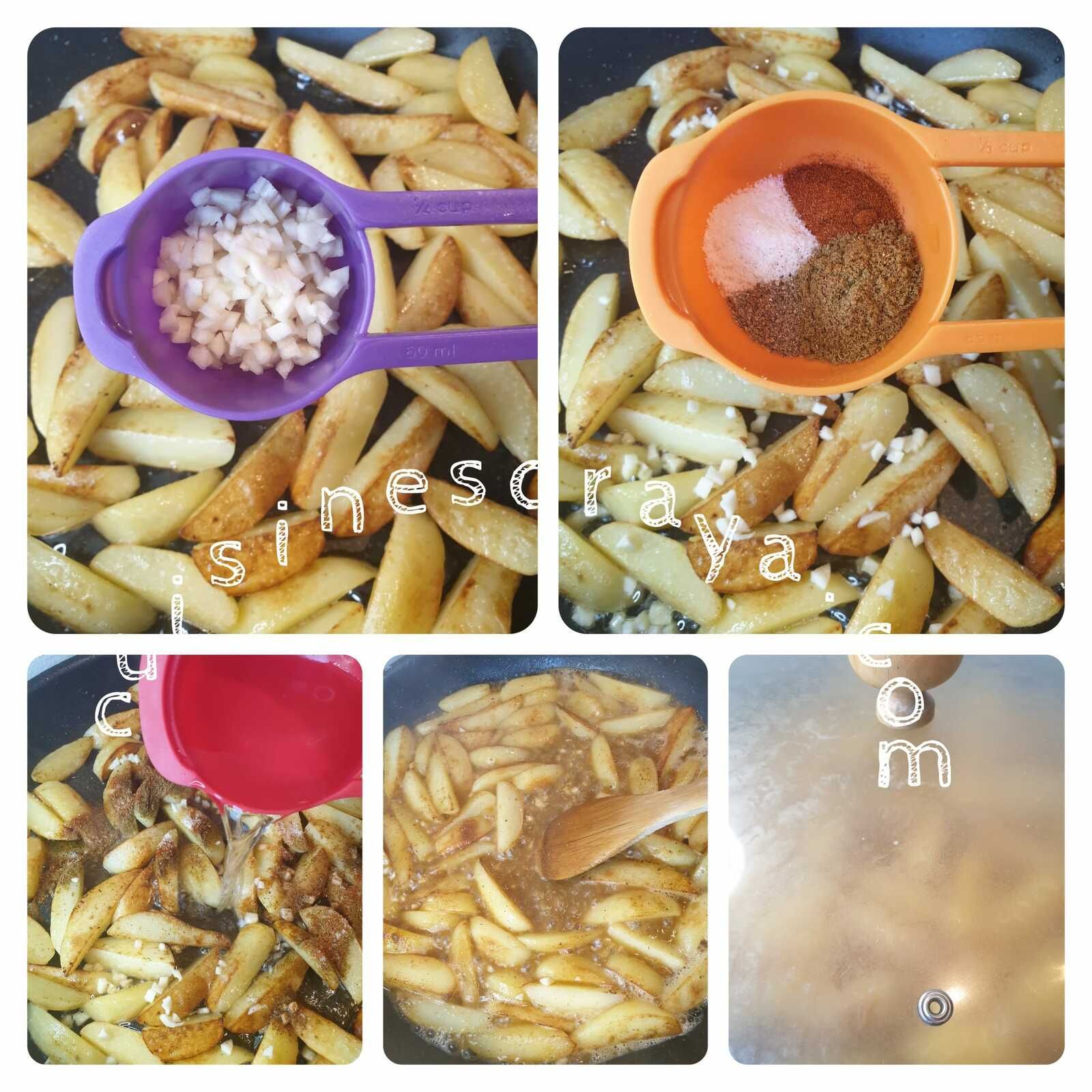 Pomme de terre à la chermoula