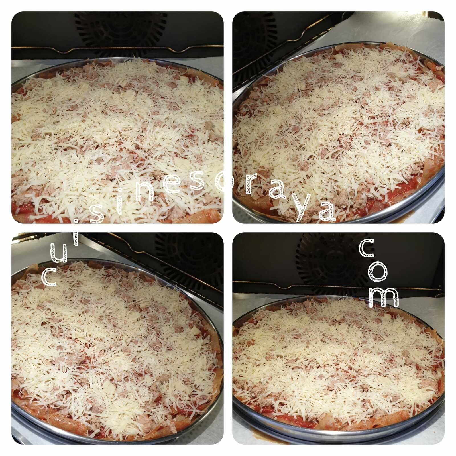 Pizza en feuille de brick
