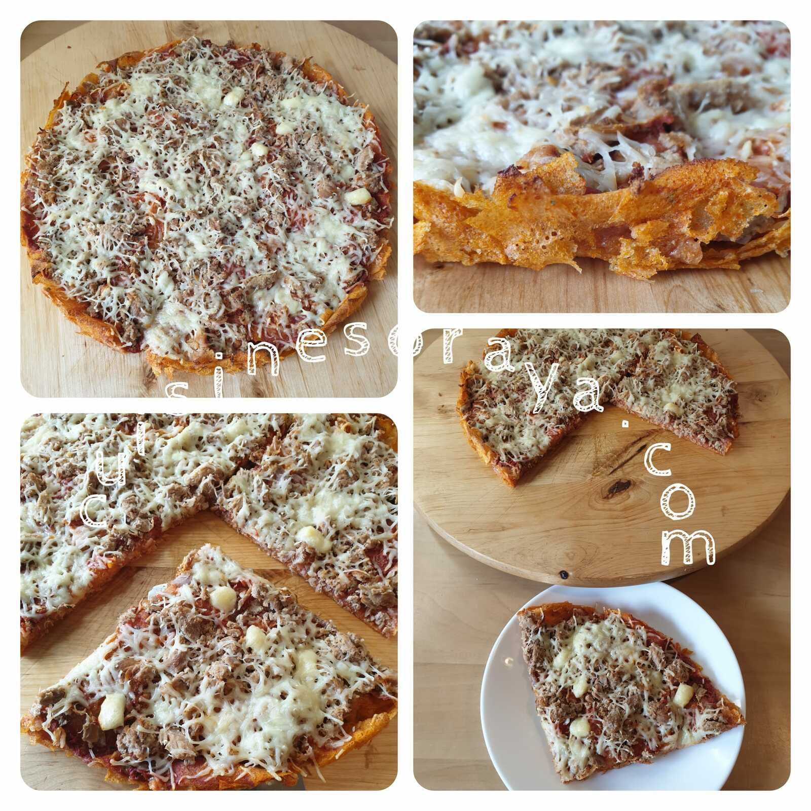 Pizza en feuille de brick