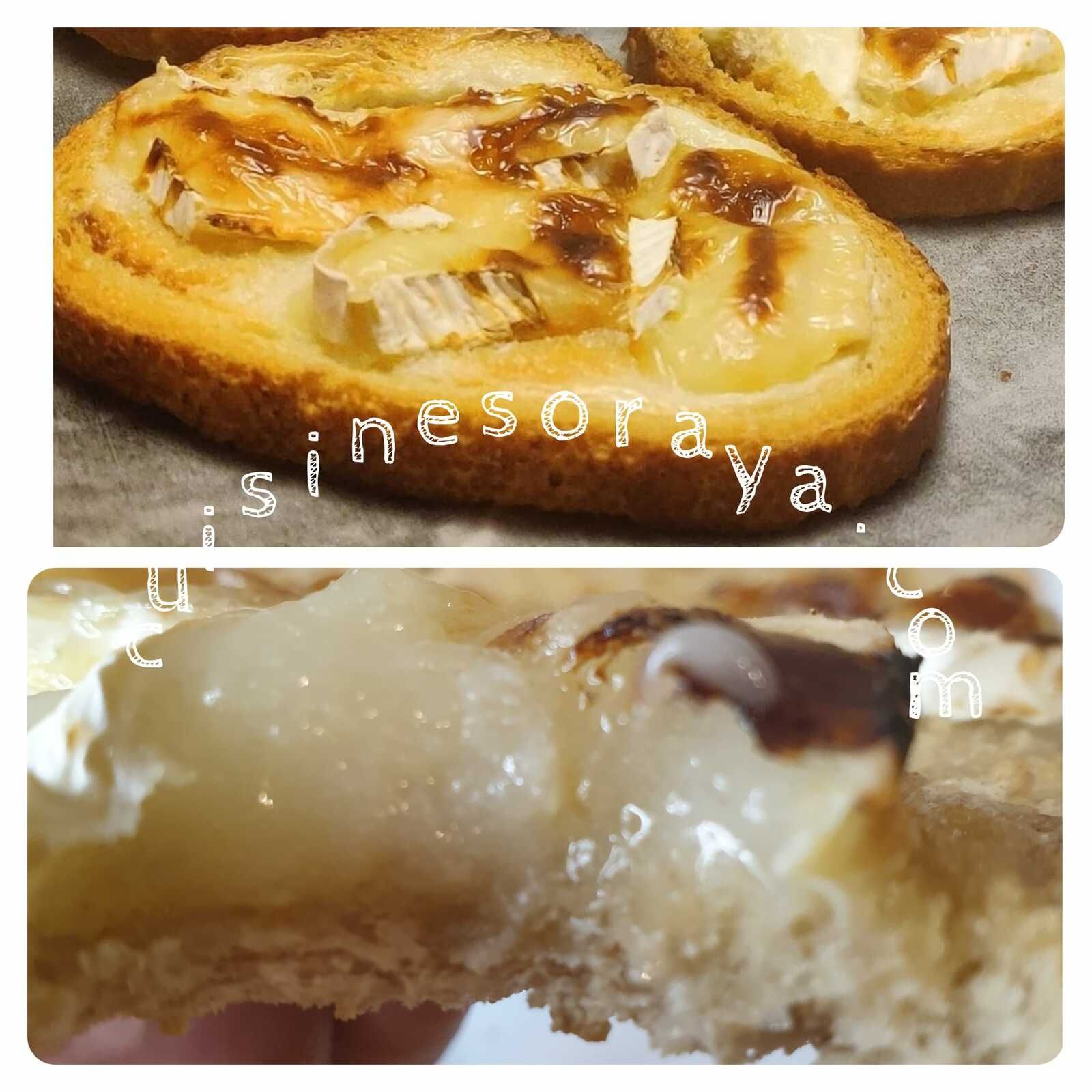 Tartine chèvre et miel