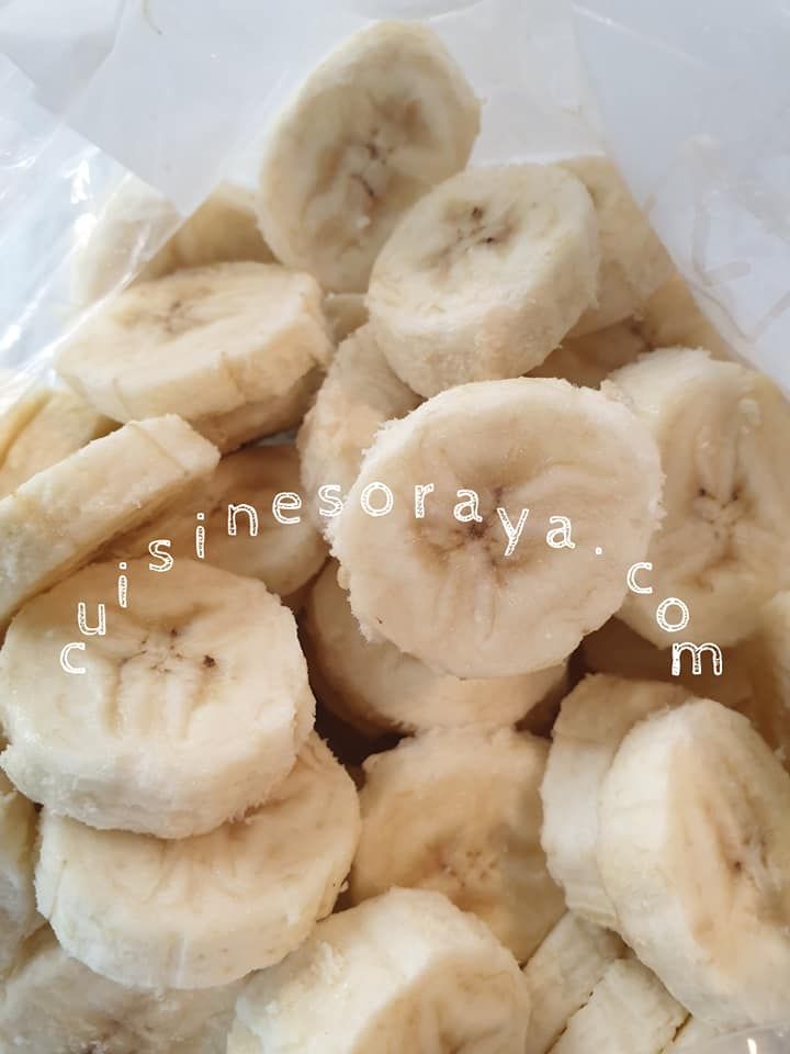 Bonbons de banane glacés