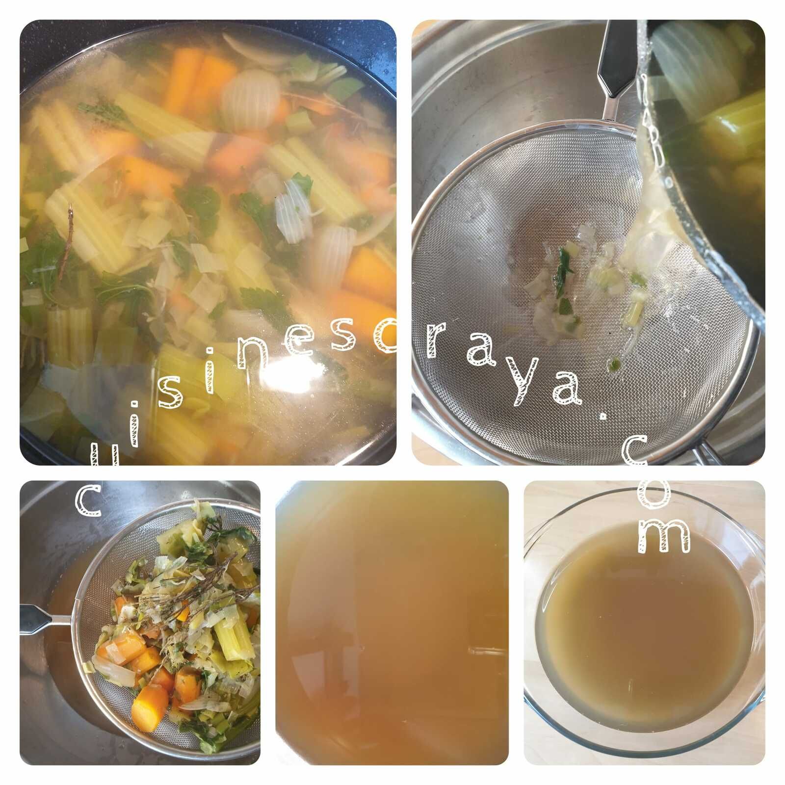 Bouillon de légumes clair - Sans résidu