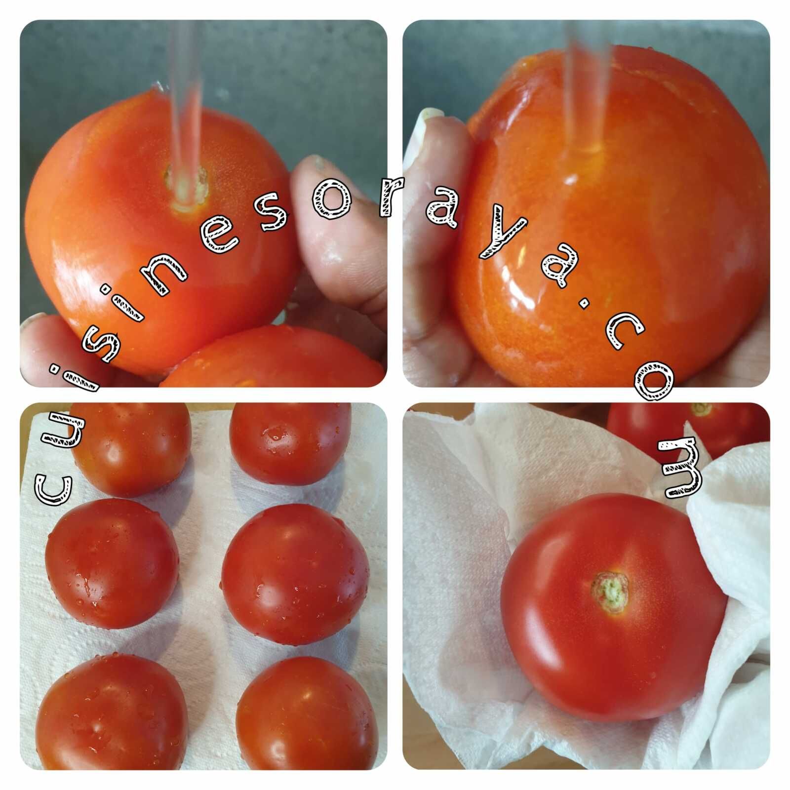 Tomates farcies à la macédoine et au thon