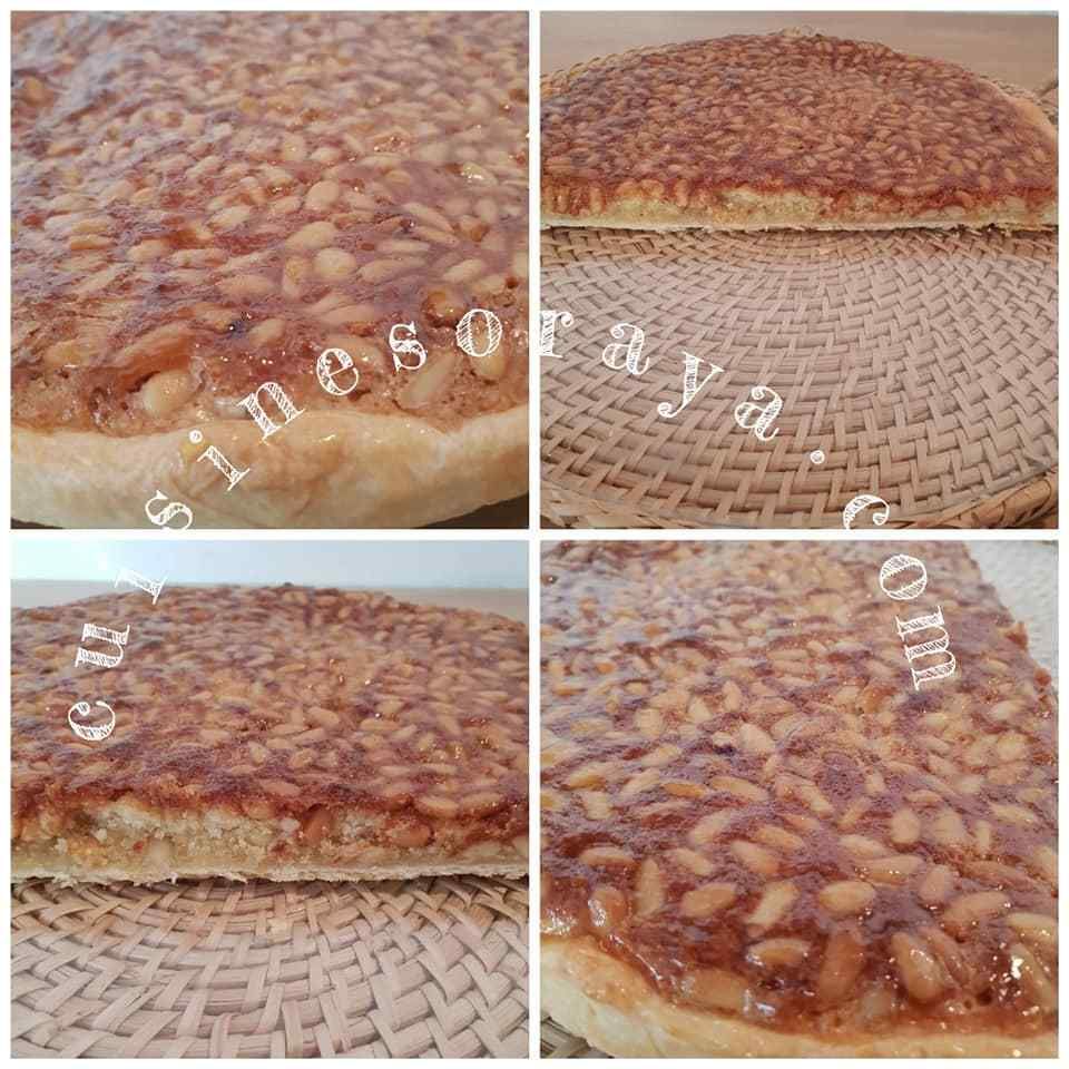 Tarte aux pignons et amandes