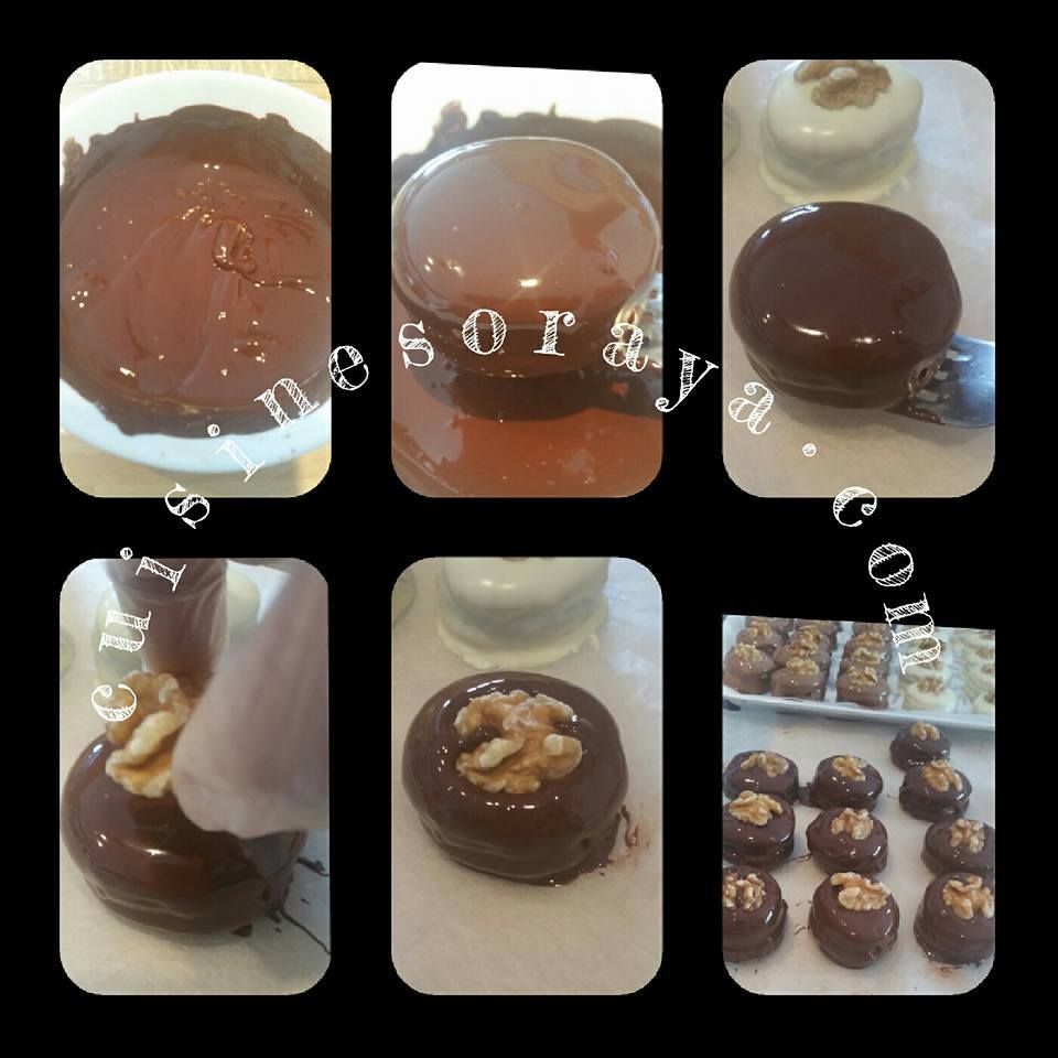 Gâteaux aux noix et chocolat