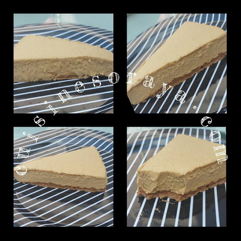 Mousse aux spéculoos sur craquant au praliné