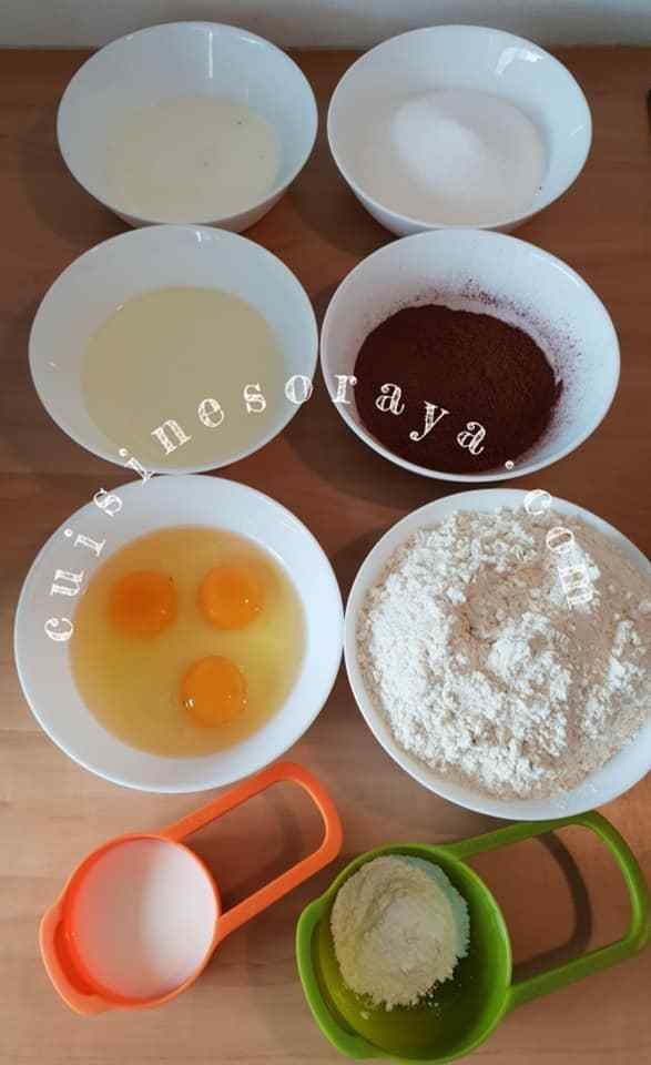 Cake marbré à la poêle