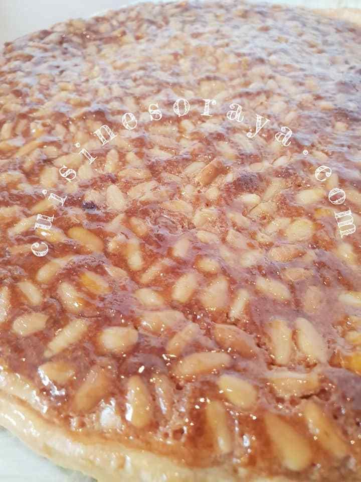 Tarte aux pignons et amandes