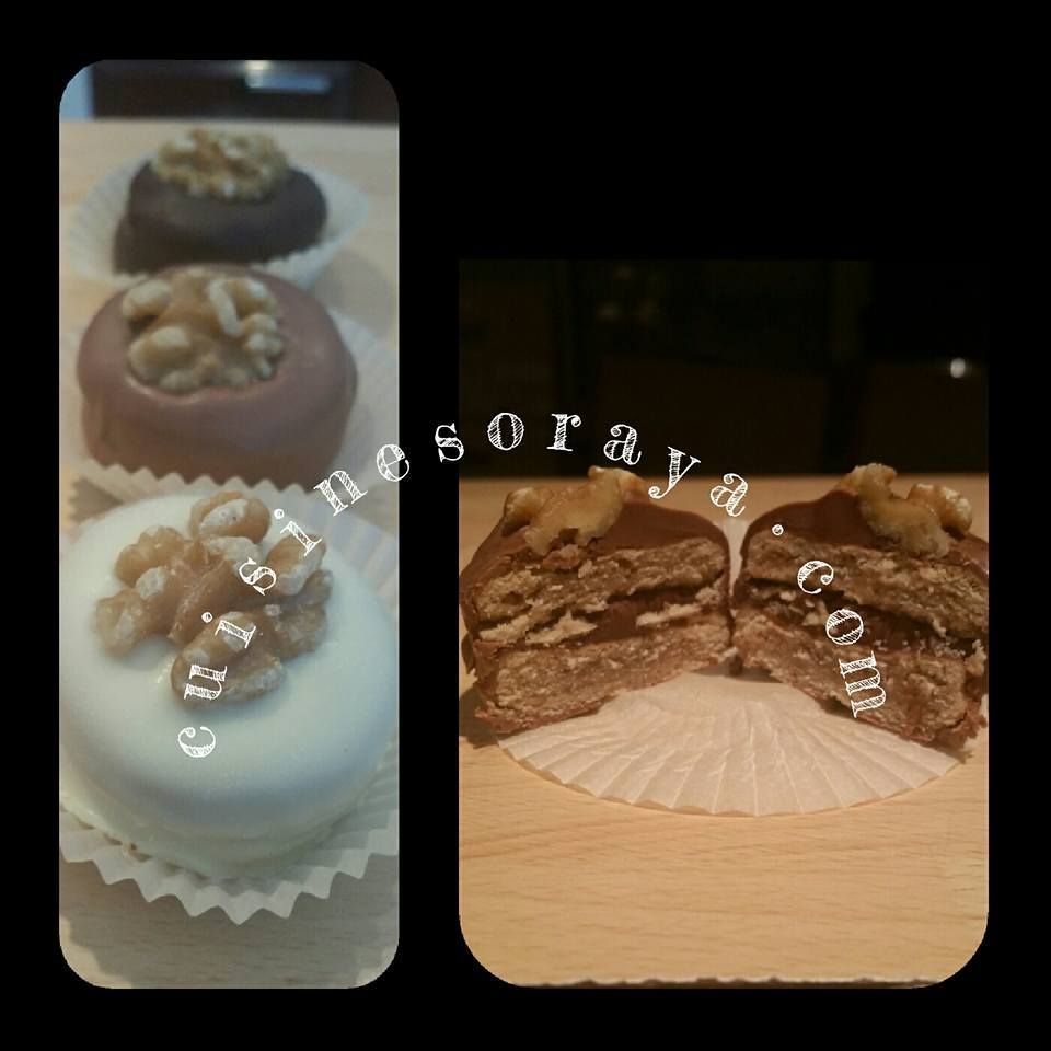 Gâteaux aux noix et chocolat
