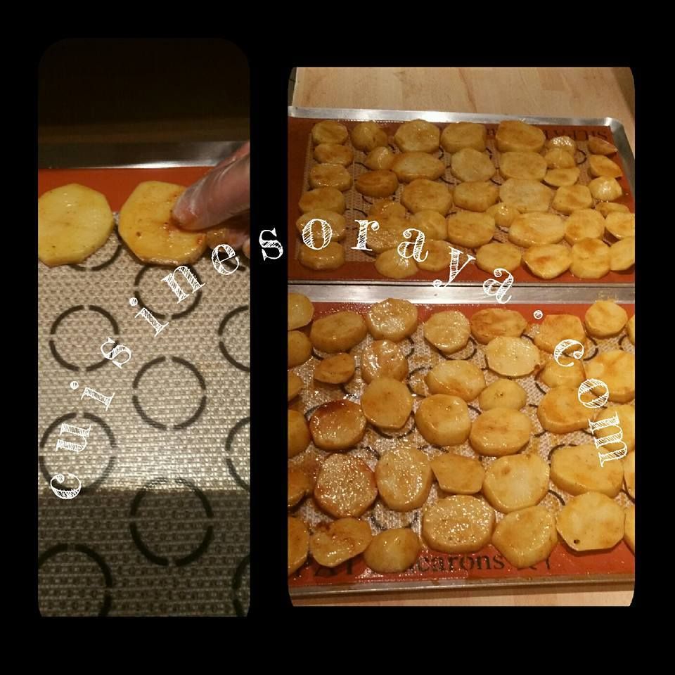 Pommes de terre en rondelles au four