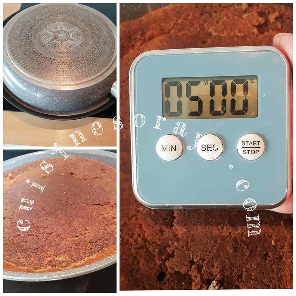 Cake marbré à la poêle
