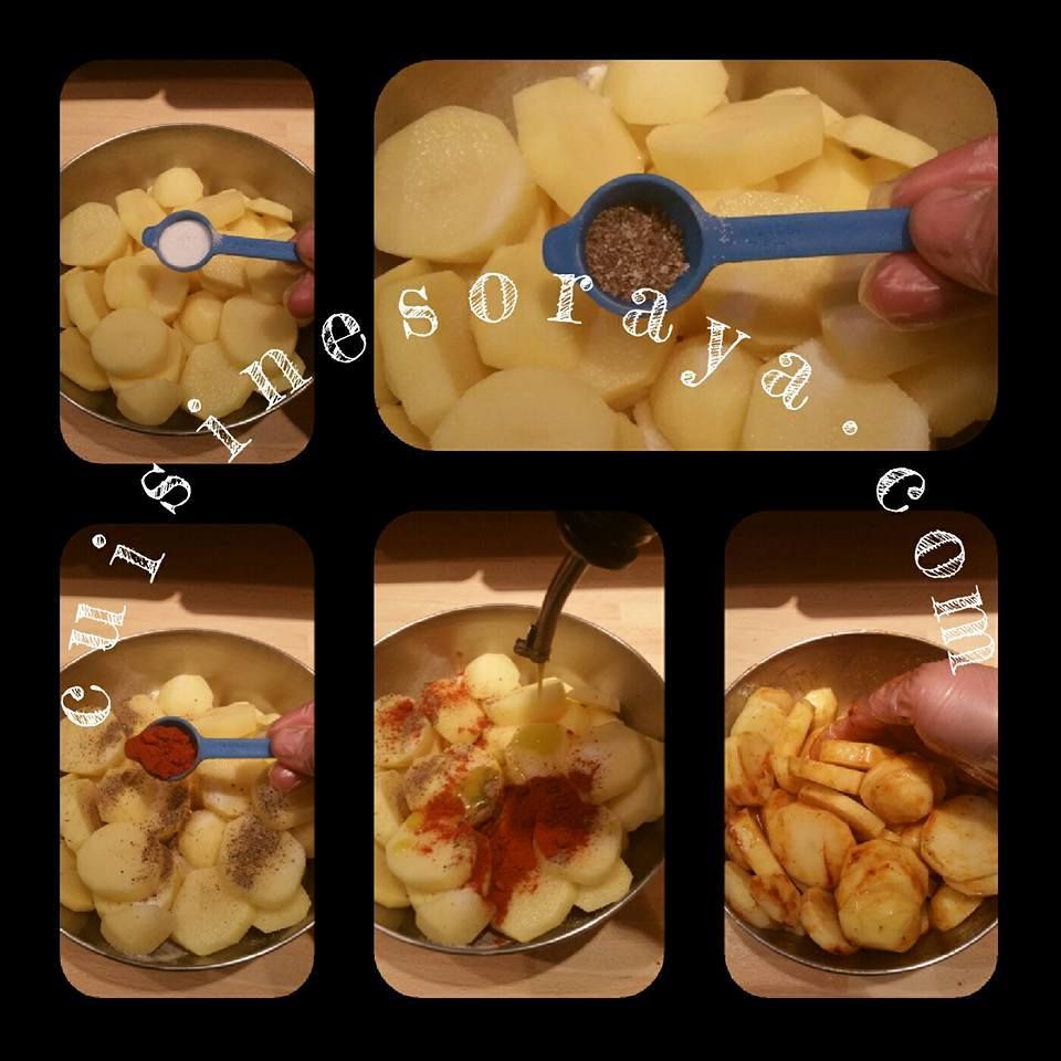 Pommes de terre en rondelles au four