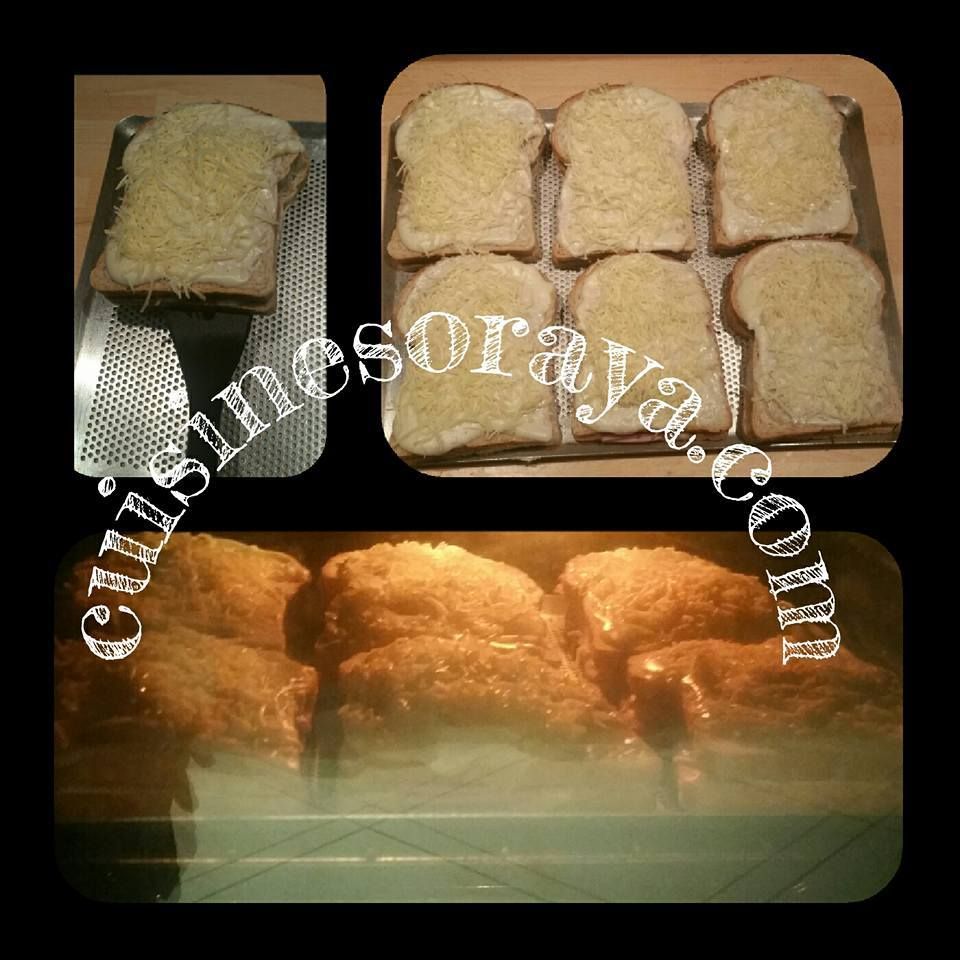 Croque-monsieur béchamel au four