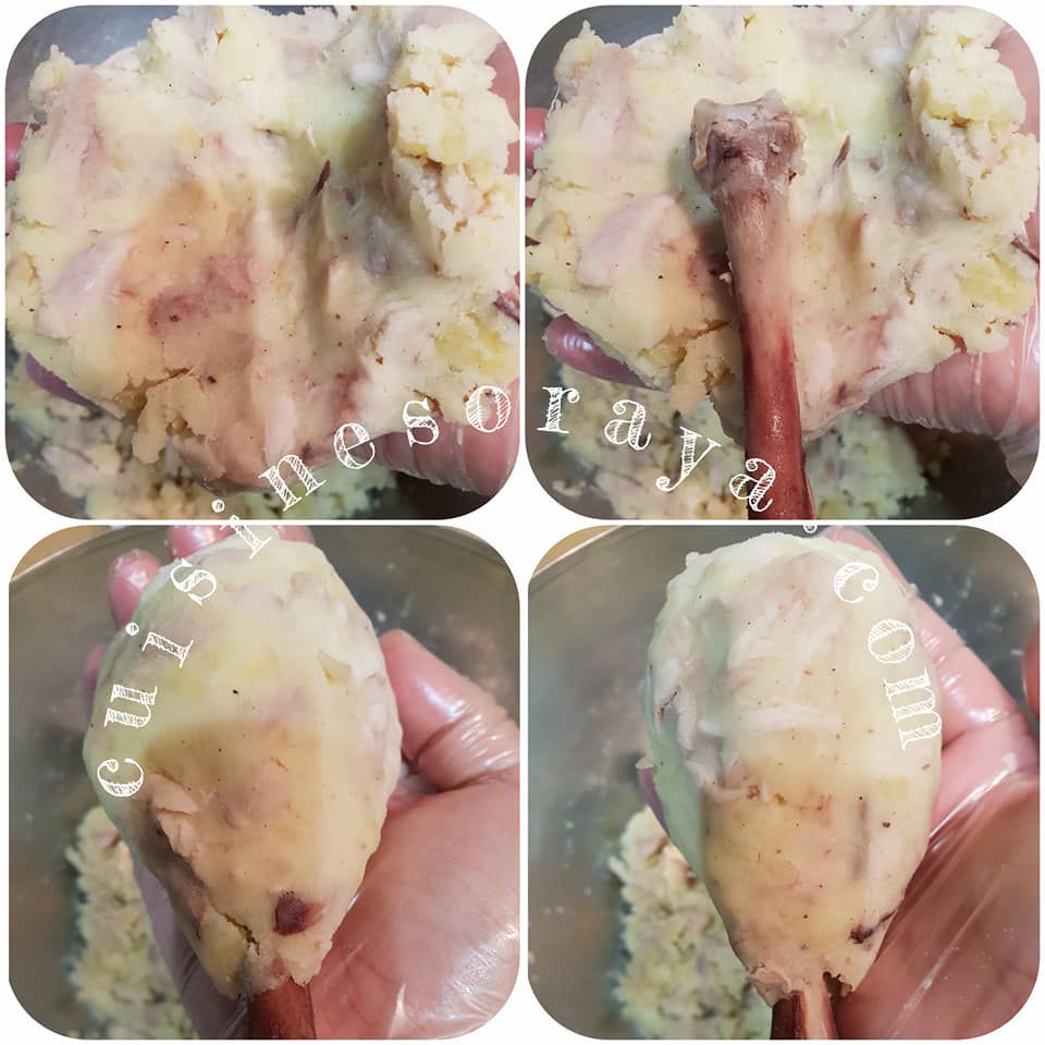Poulet croustillant aux pommes de terre
