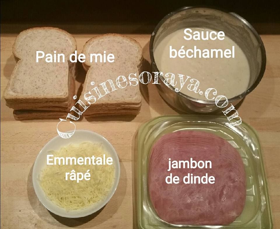 Croque-monsieur béchamel au four