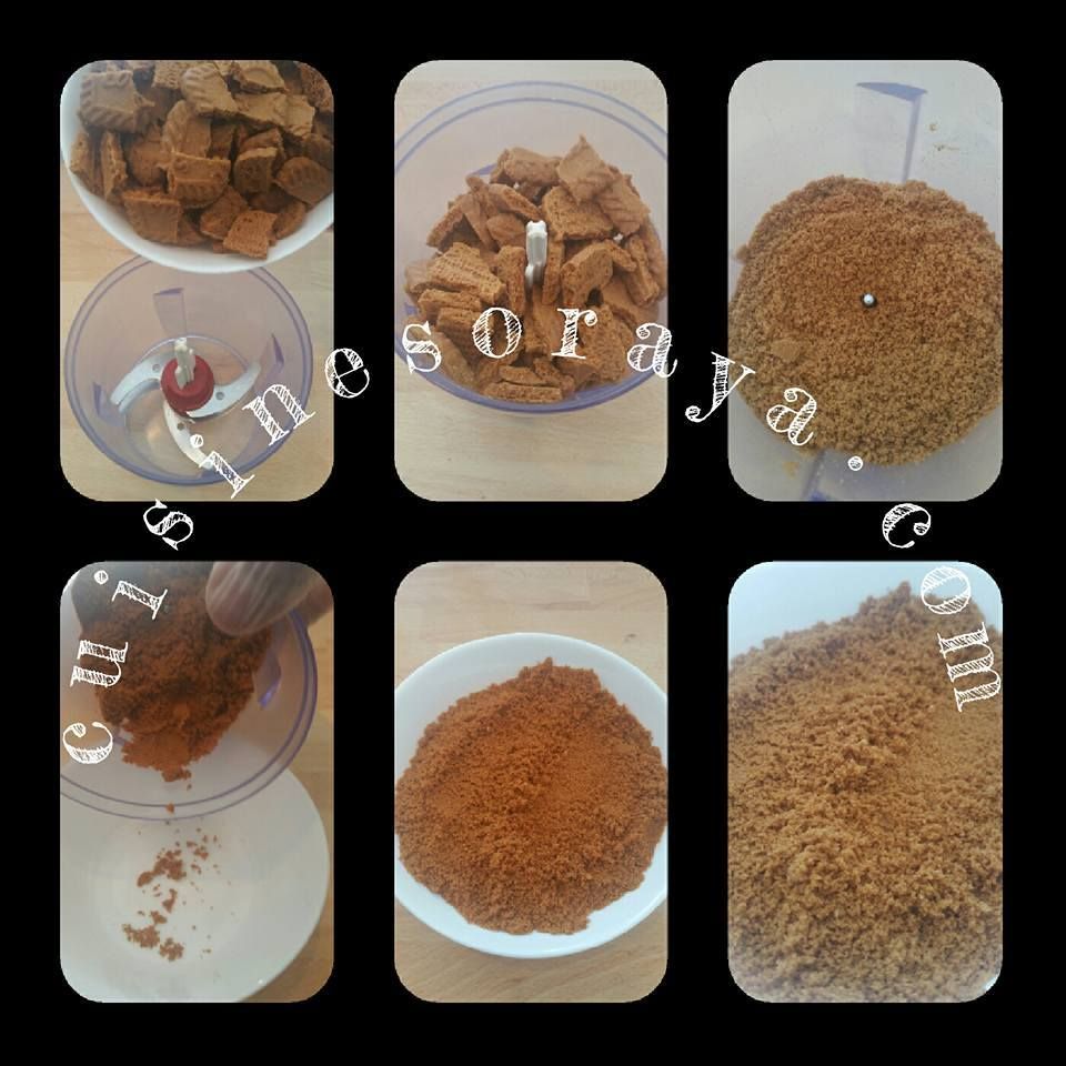 Mousse aux spéculoos sur craquant au praliné