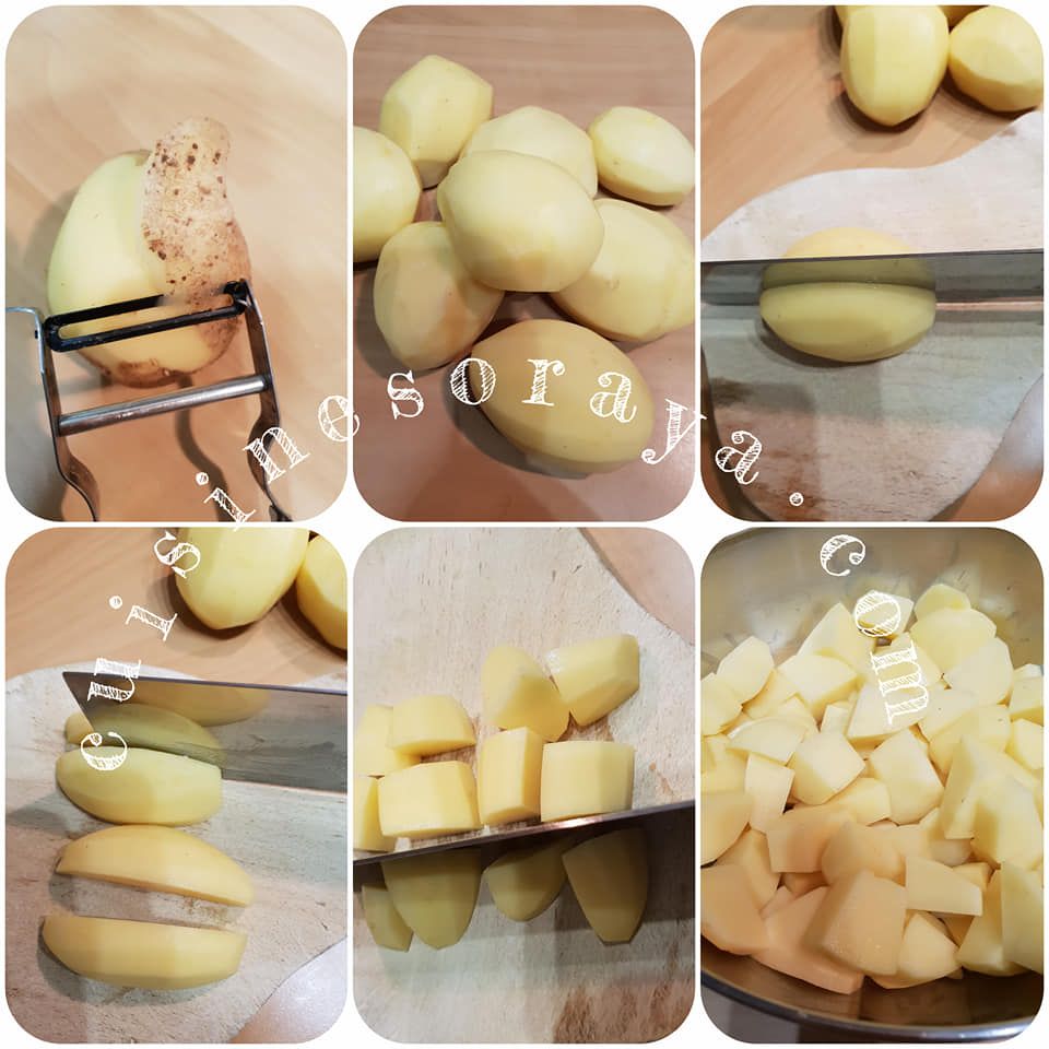 Poulet croustillant aux pommes de terre