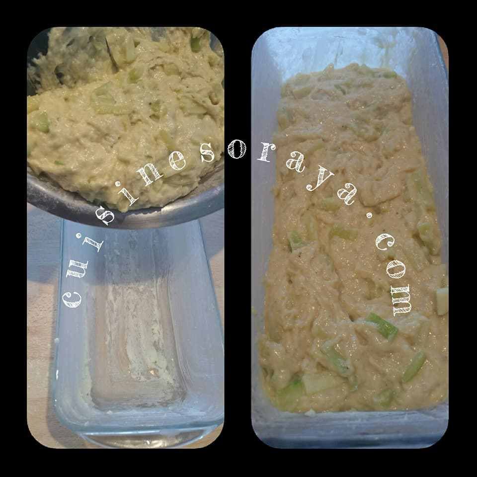 Cake aux courgettes et au parmesan