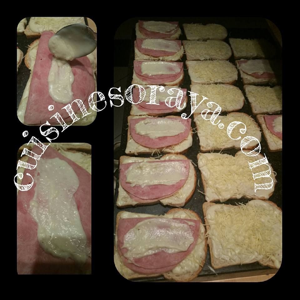 Croque-monsieur béchamel au four