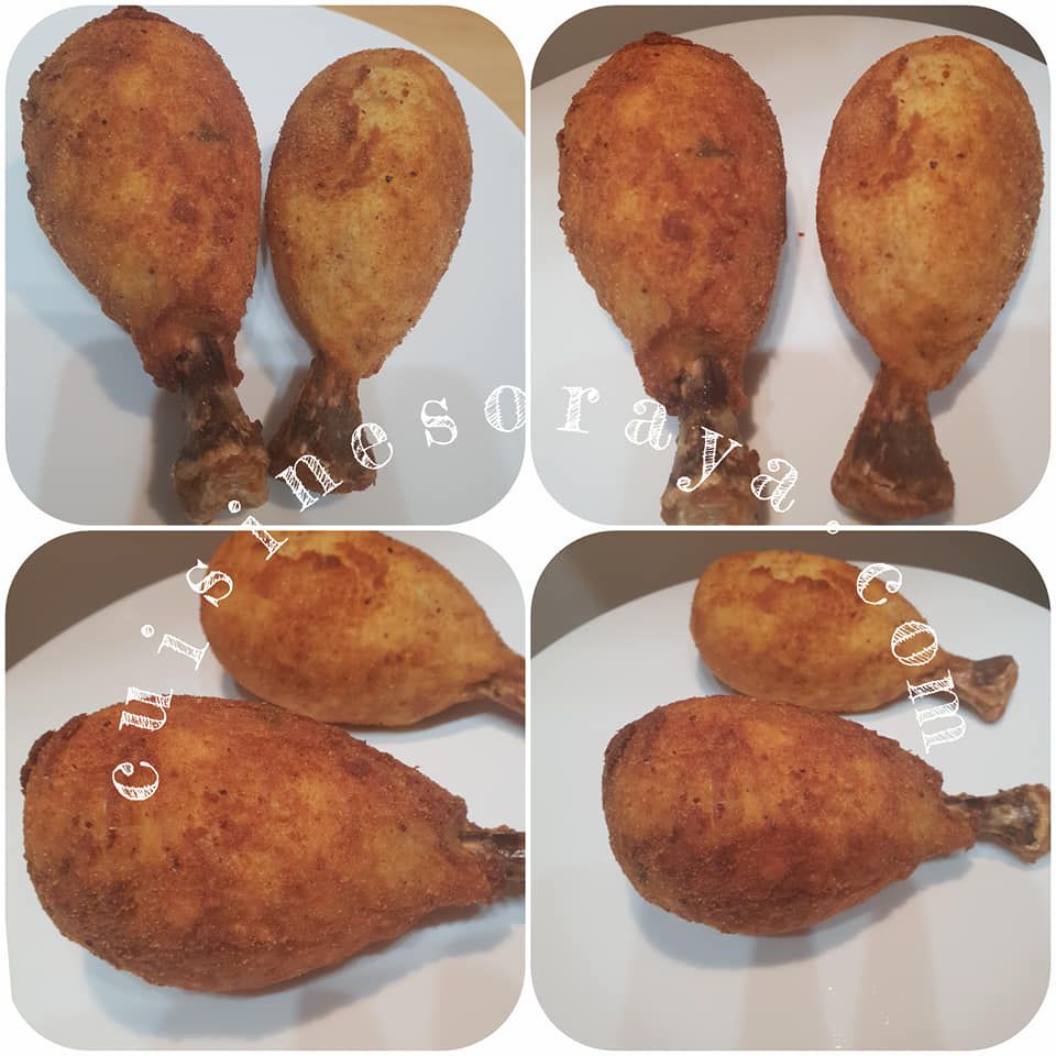 Poulet croustillant aux pommes de terre
