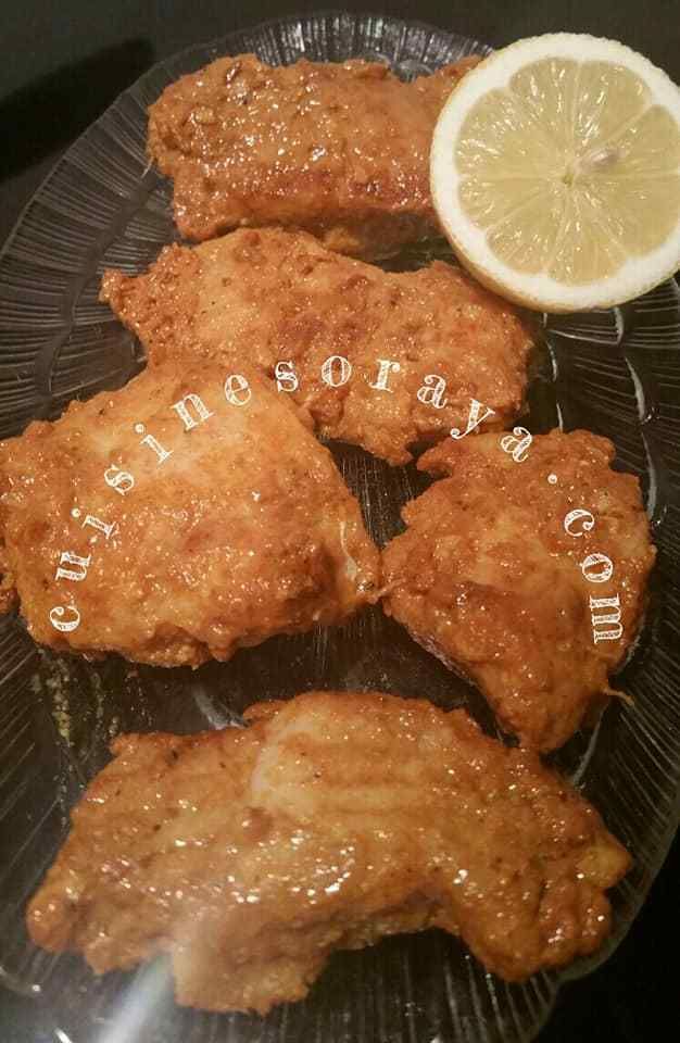 Filets de poissons à l'indienne