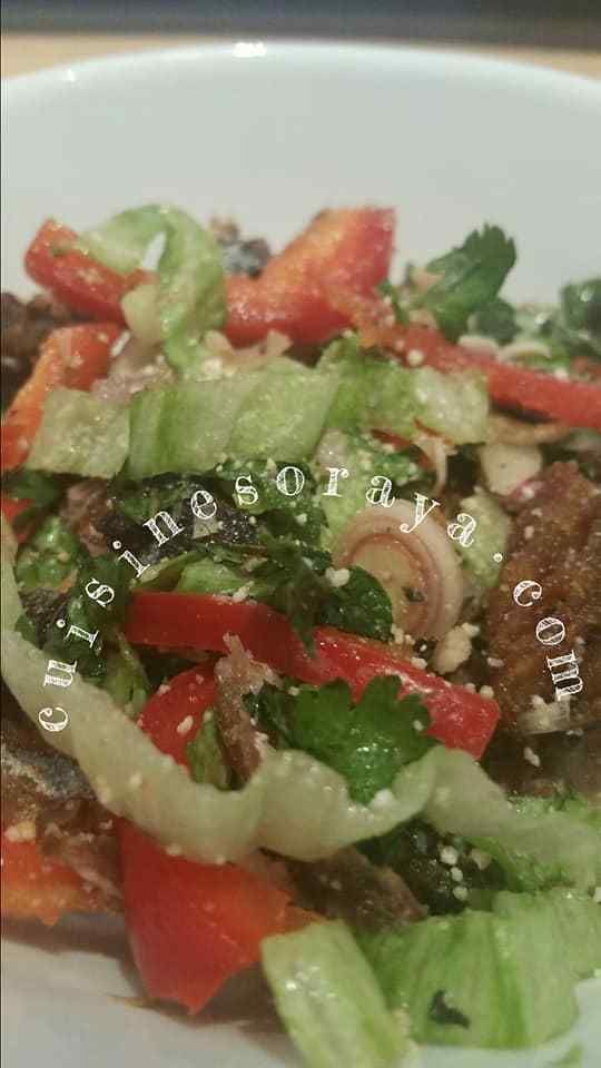 Salade de maquereaux croustillant